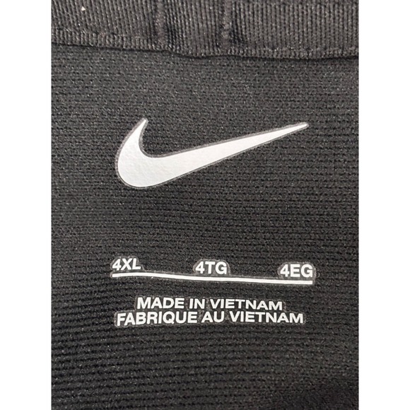 Nike Men's Golf Long Sleeve Dri-Fit Performance Polo Black Size 4XL NWT - Picture 8 of 11